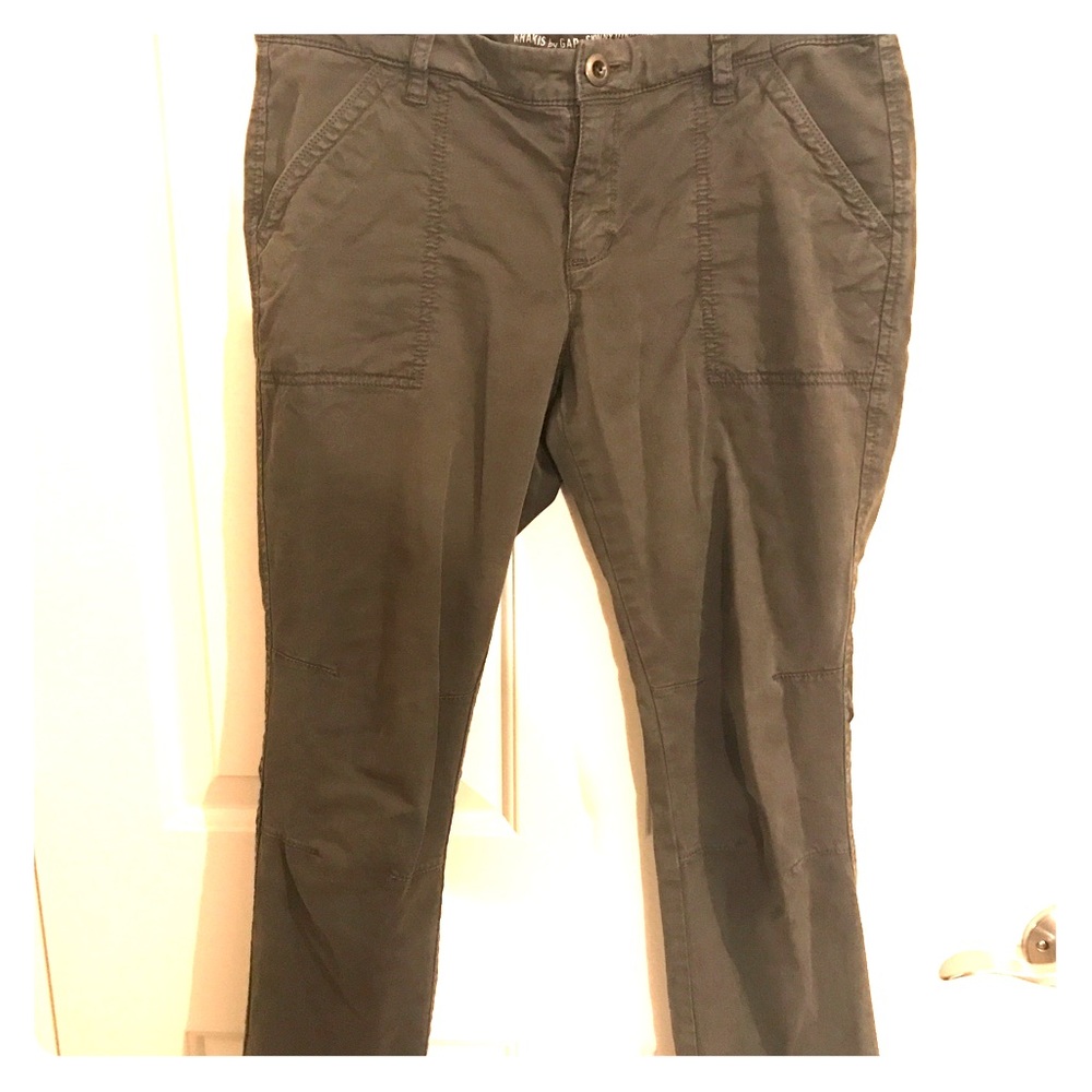 Dark green capris
