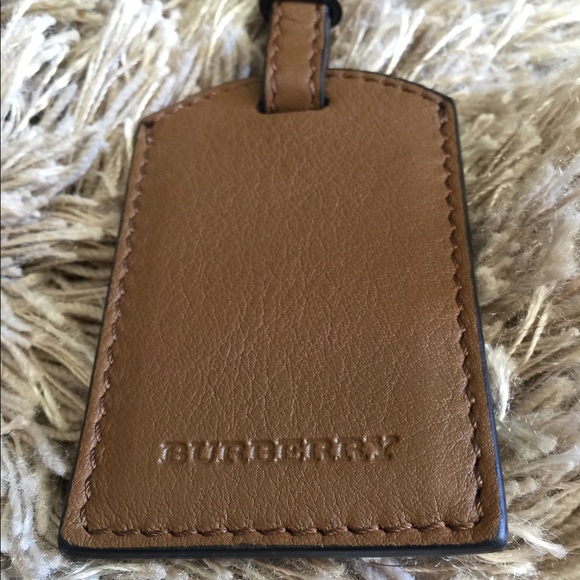 50 off Burberry Other AUTHENTIC Burberry brown leather Luggage Tag