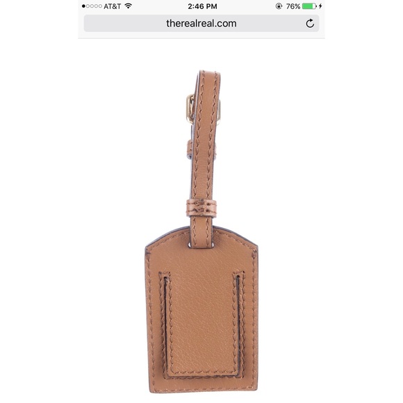 50 off Burberry Other AUTHENTIC Burberry brown leather Luggage Tag