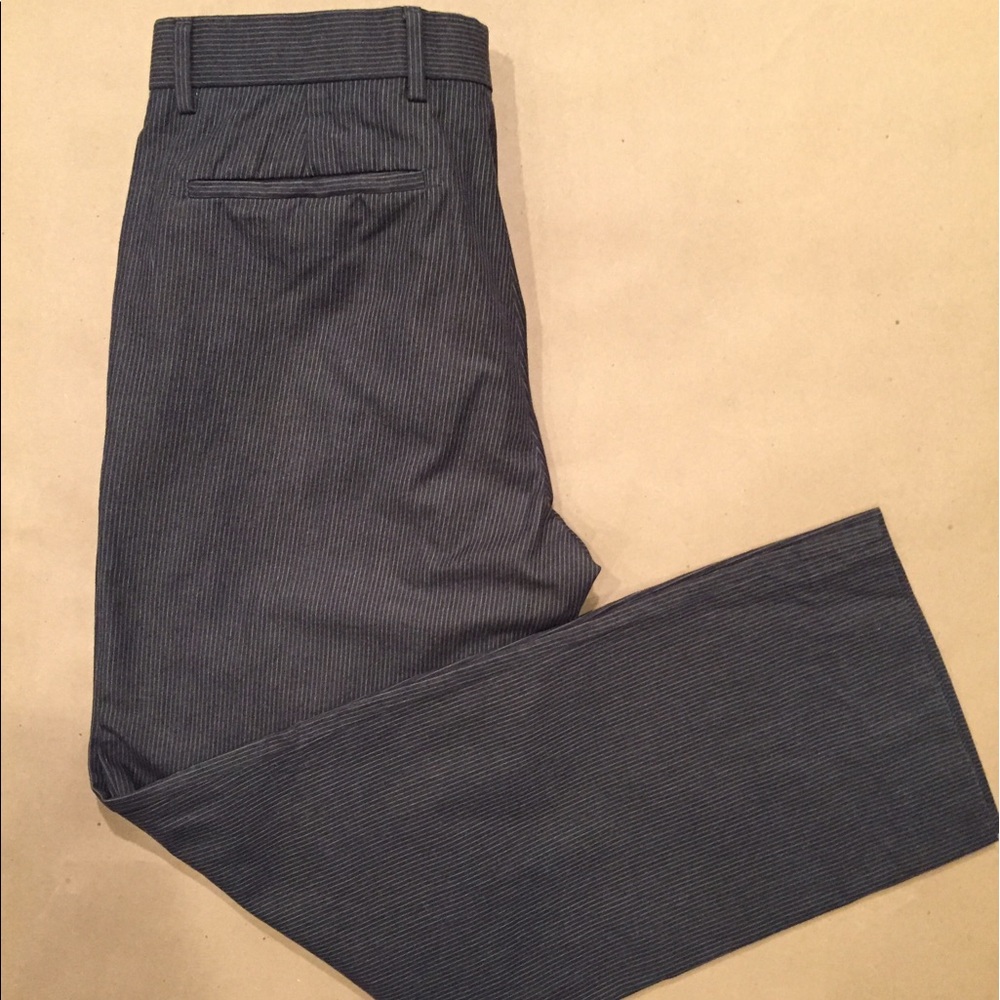 Banana Republic 100% Cotton Stripe Trousers