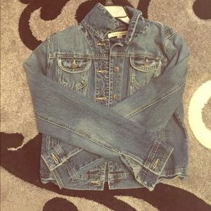 Crop jean jacket