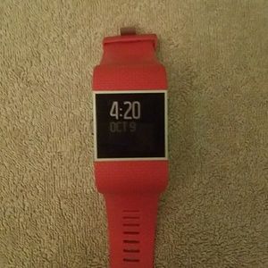 Large Tangerine Fitbit Surge