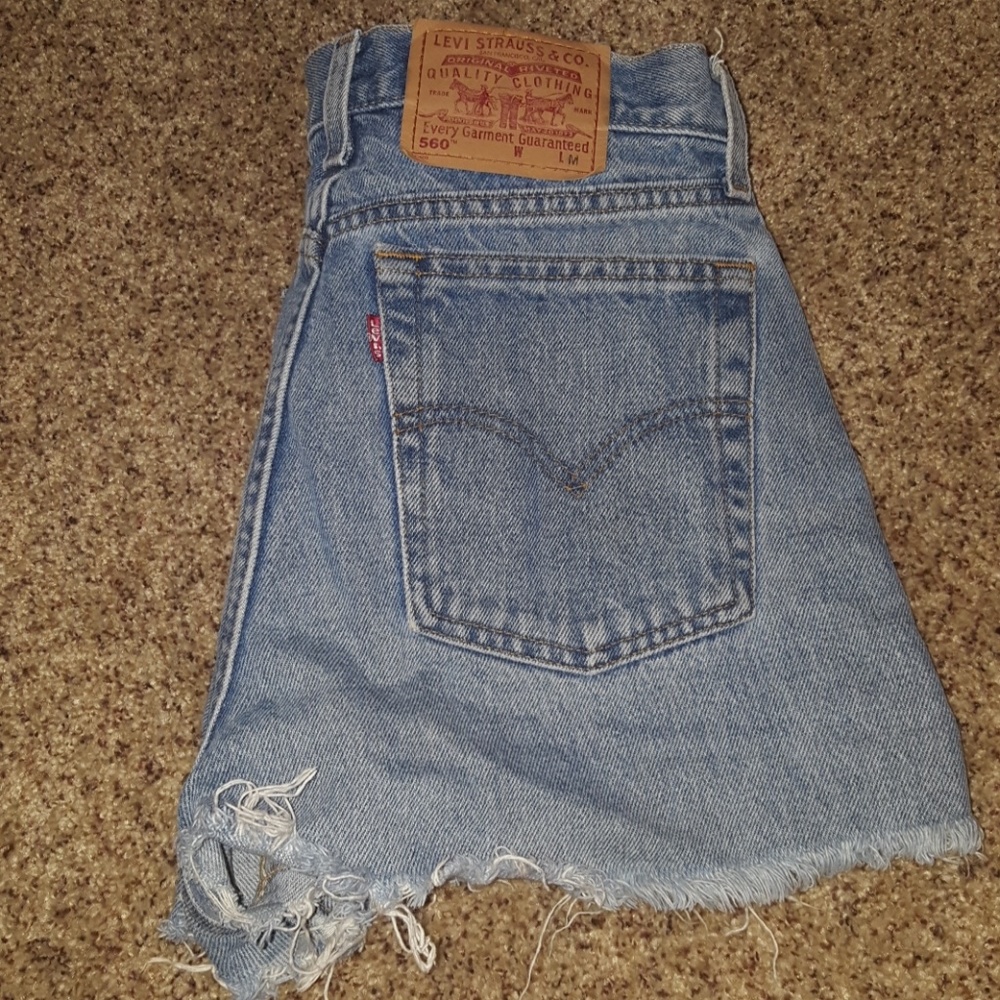 Vintage high waisted Levi shorts