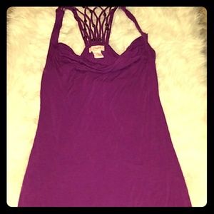 Candies purple tank top