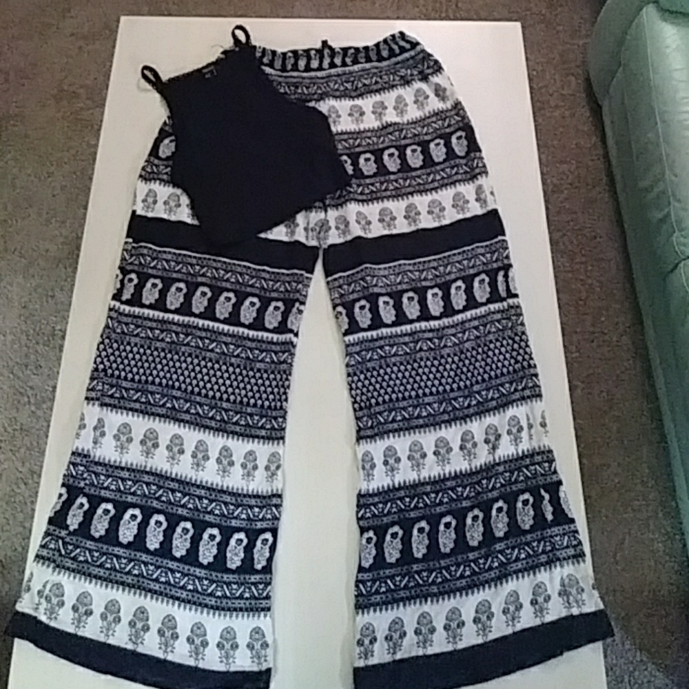 Pallazo pants and cami bundle!!!