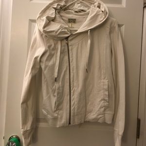 Converse Ladies Cowlneck Zip Down Hoodie Size L