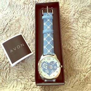 Cute Denim Flower Watch Avon