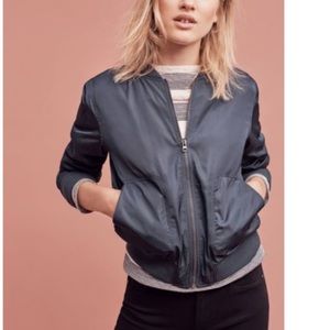 Dark blue/green bomber jacket