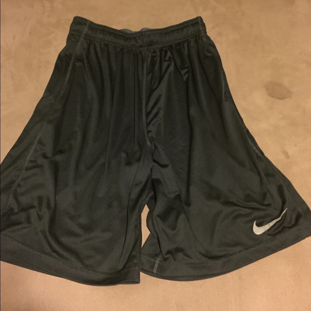 New dry-fit dark grey Nike shorts