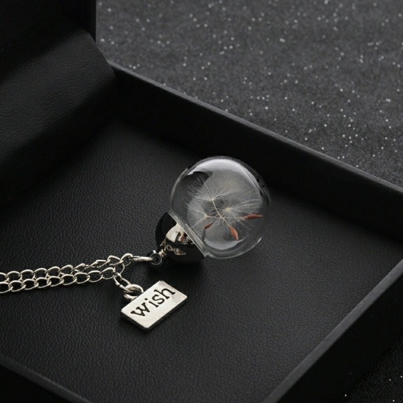 •2 for $15• Dandelion in a Bottle Necklace - Picture 2 of 3