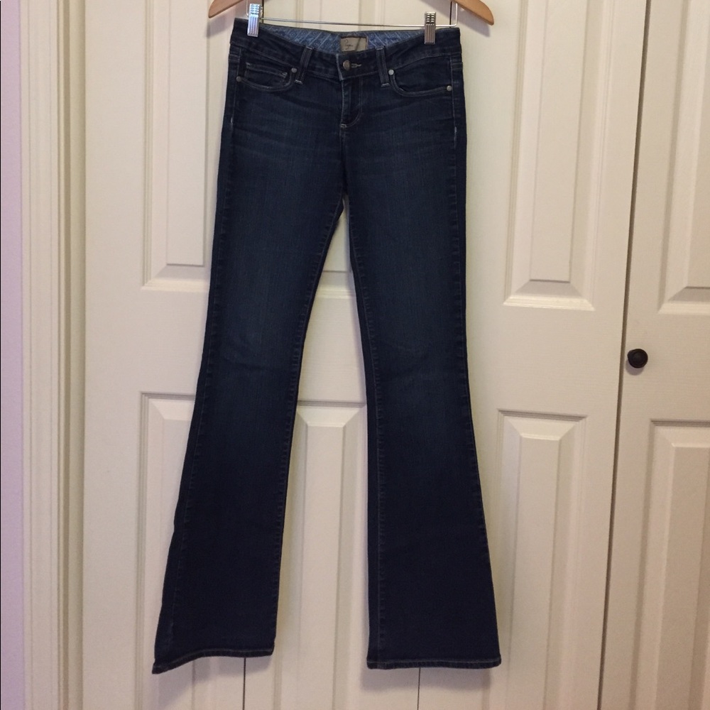 Paige Canyon Boot Bootcut Dark Wash Jeans Size 26