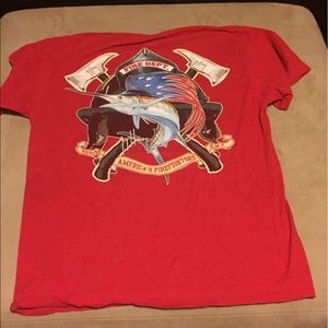 Guy Harvey fire department shirt