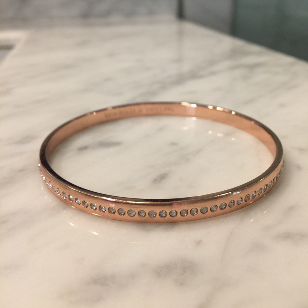 Kate Spade rose gold bangle