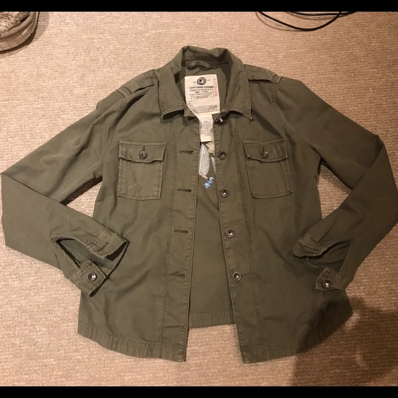Lucky brand embroidered utility jacket M - Picture 2 of 2