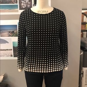 Jcrew polkadot blouse