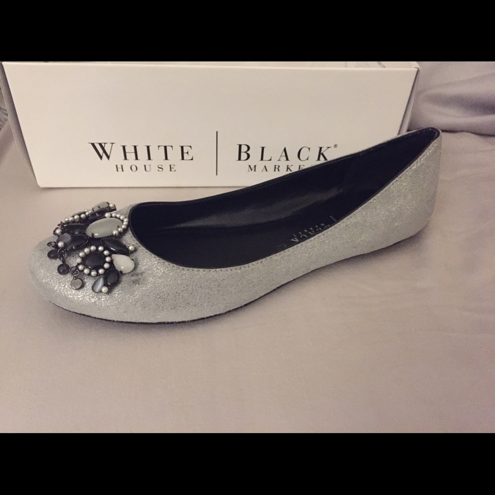 White House black market ballet flats