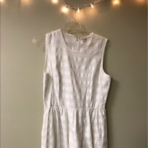 Gap striped linen dress