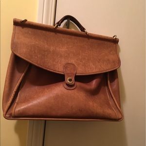 Vintage Coach messenger bag. No shoulder strap.