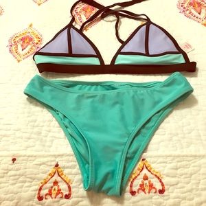 Target triangle bathing suit
