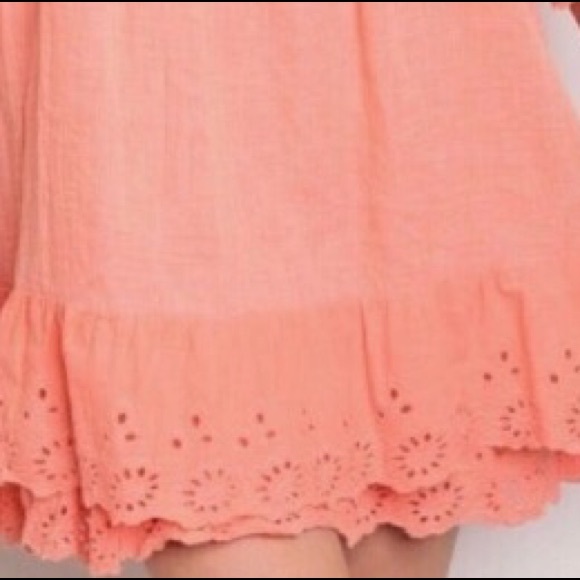 Clearance🆑 Final 💲Coral Crochet Bell Sleeve - Picture 3 of 3