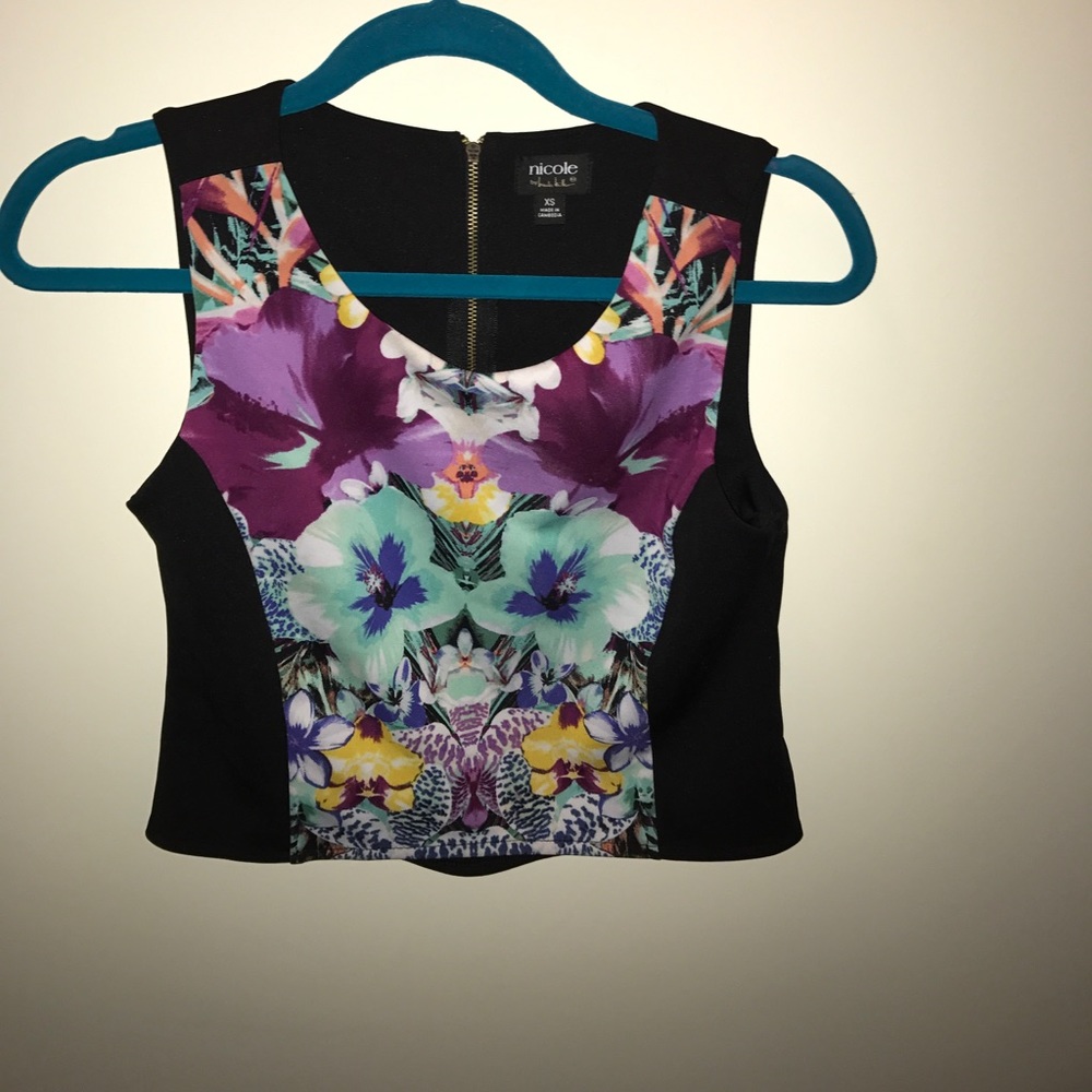 Nicole Miller crop top