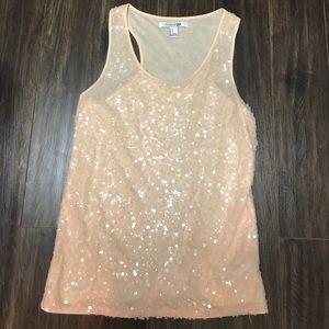 Sequin tank top