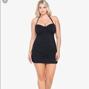 Anne cole swim dress with attached bottom