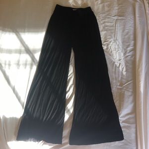 Soft Black Flair Pants