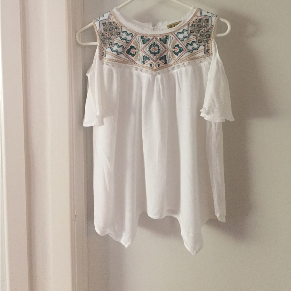 Democracy open shoulder top