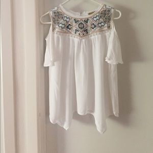 Democracy open shoulder top