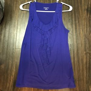 Merona ruffle tank top