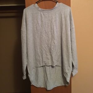 High-low sweatshirt