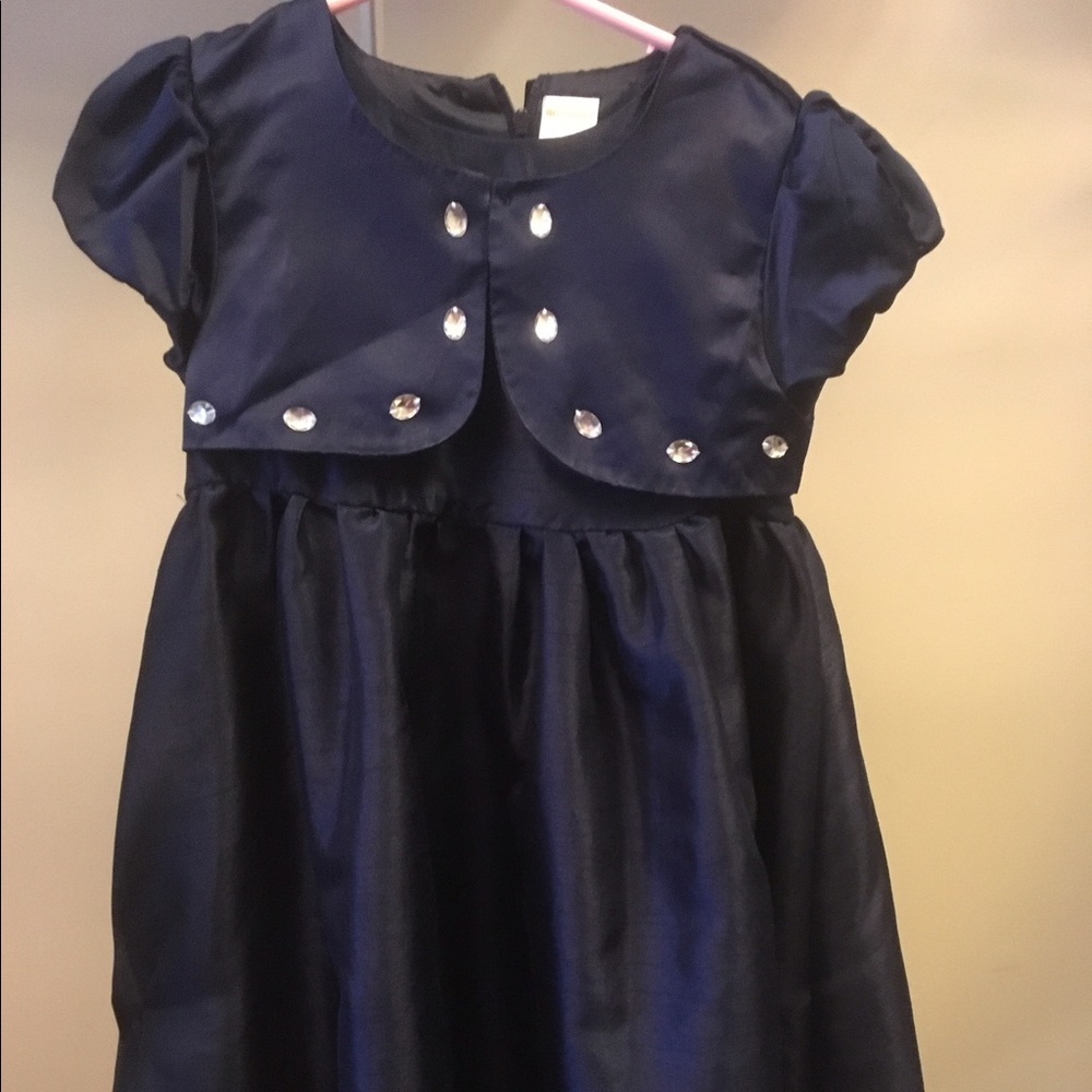Blue formal girls dress