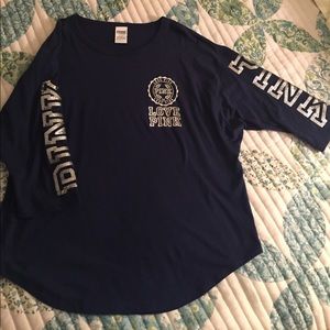 VS PINK Baseball Tee