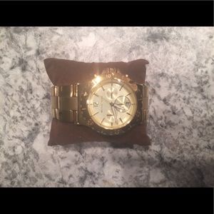 Gold Michael Kors Unisex Chronograph watch