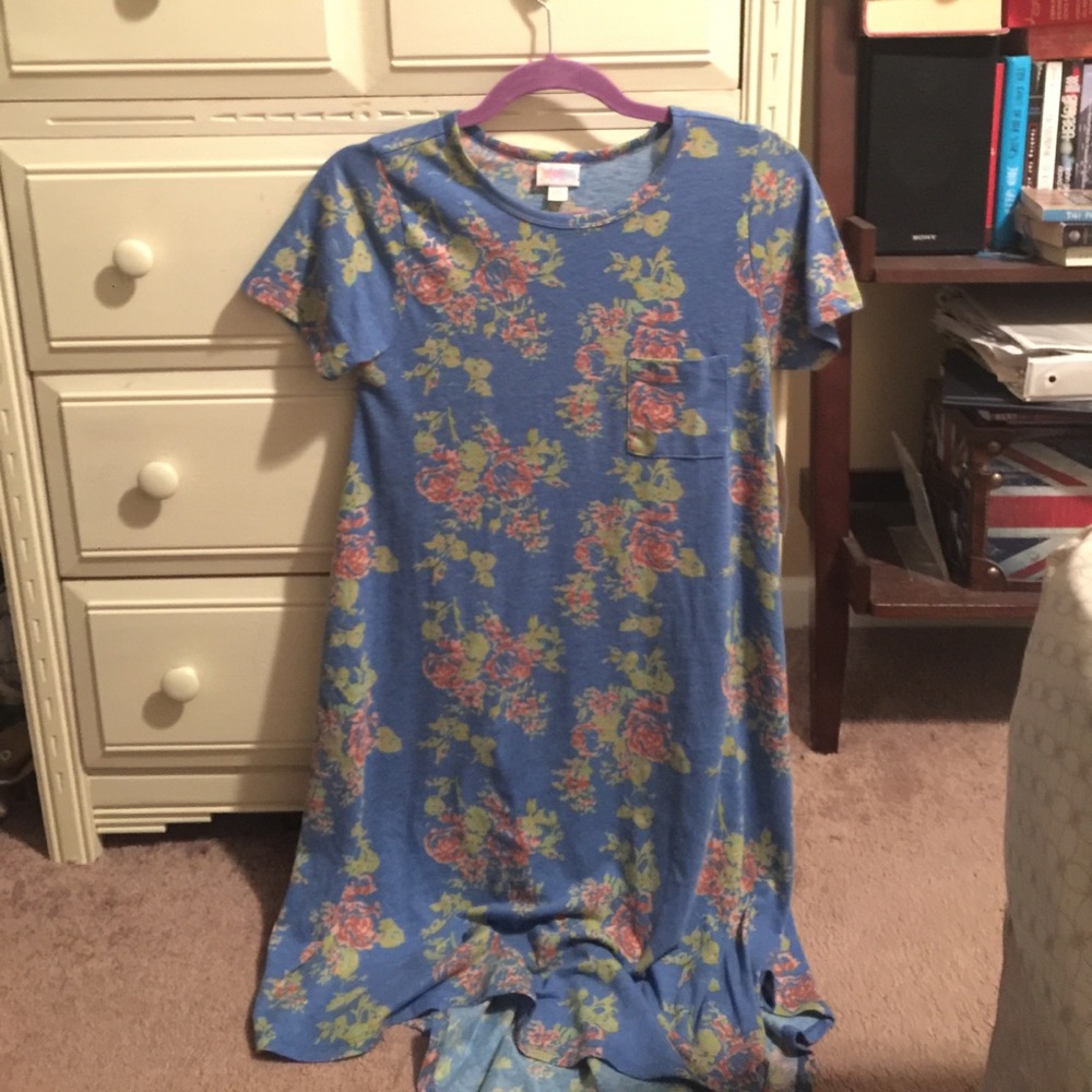 LuLaRoe Floral "Carly" Dress