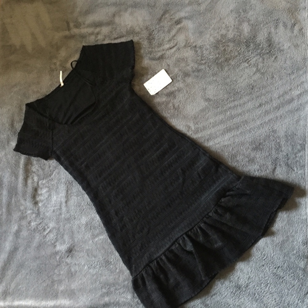 Free People Black Dress Size Medium NWT