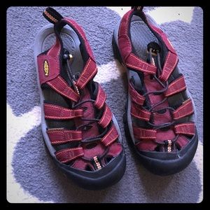 Keen sandals waterproof and washable! LOVE these!