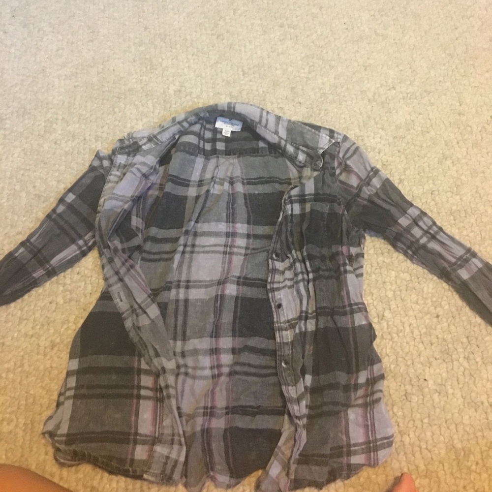 American Eagle plaid top
