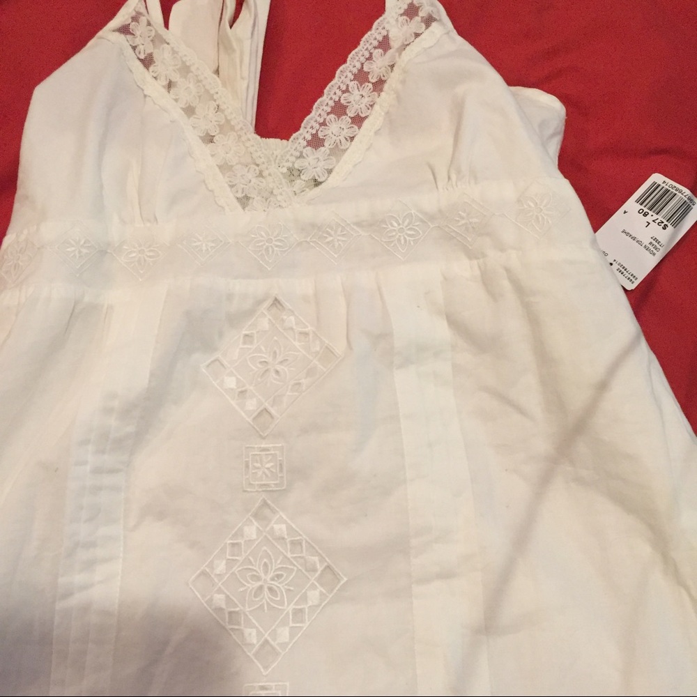 White Boho Top - Picture 2 of 6