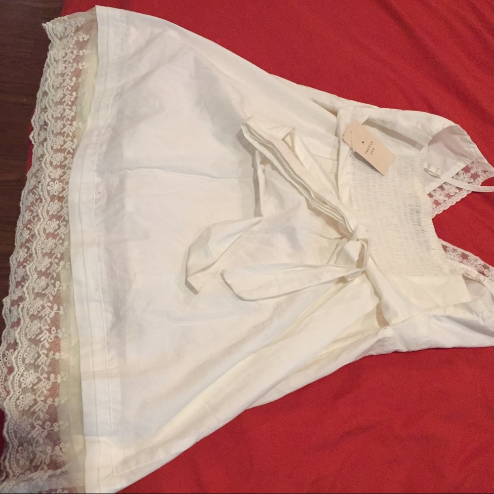 White Boho Top - Picture 5 of 6