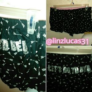VSPINK szL sleep shorts, NWOT
