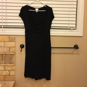 Classy black maternity dress size XL