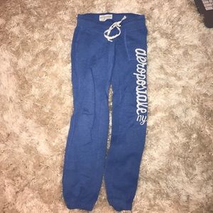 blue joggers From Aeropostale