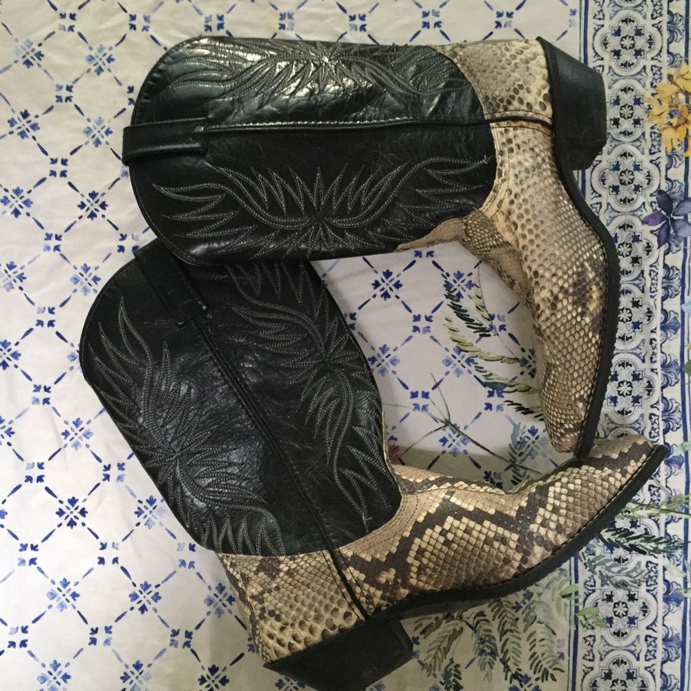 Rock and Roll Handmade Snakeskin Cowboy Boots!!!