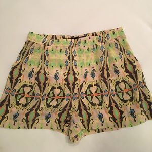 Tibi Paisley Silk Short Size 6
