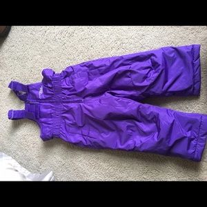 Girls 2T Purple Snow pants, Minus Zero