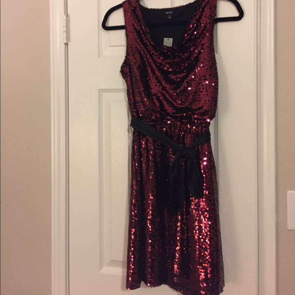 Copper Sequins Dress