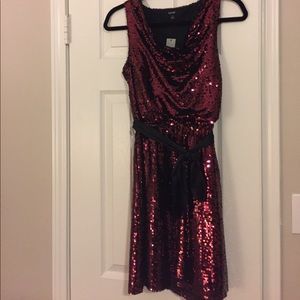 Copper Sequins Dress