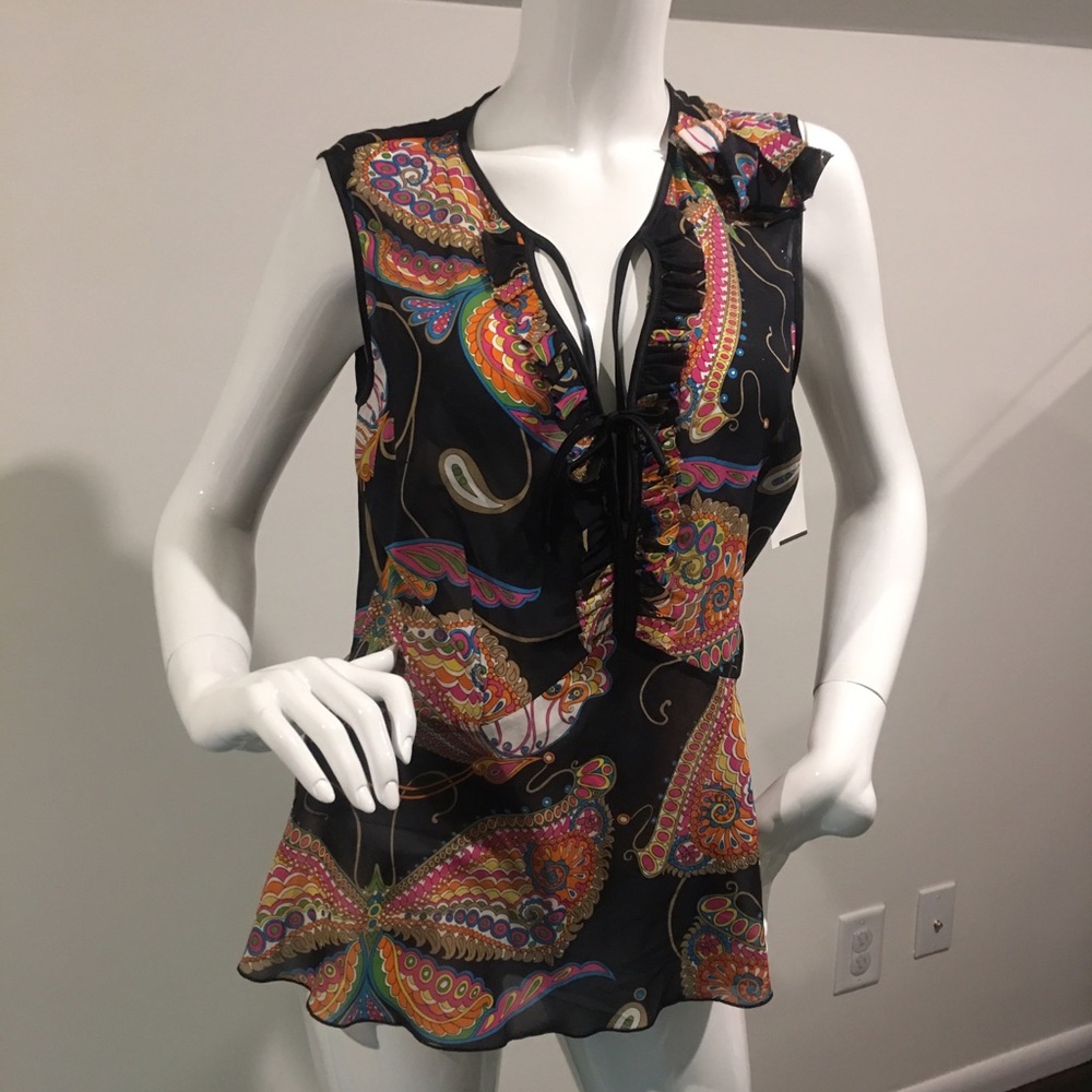 Trina Turk Size Large Blouse